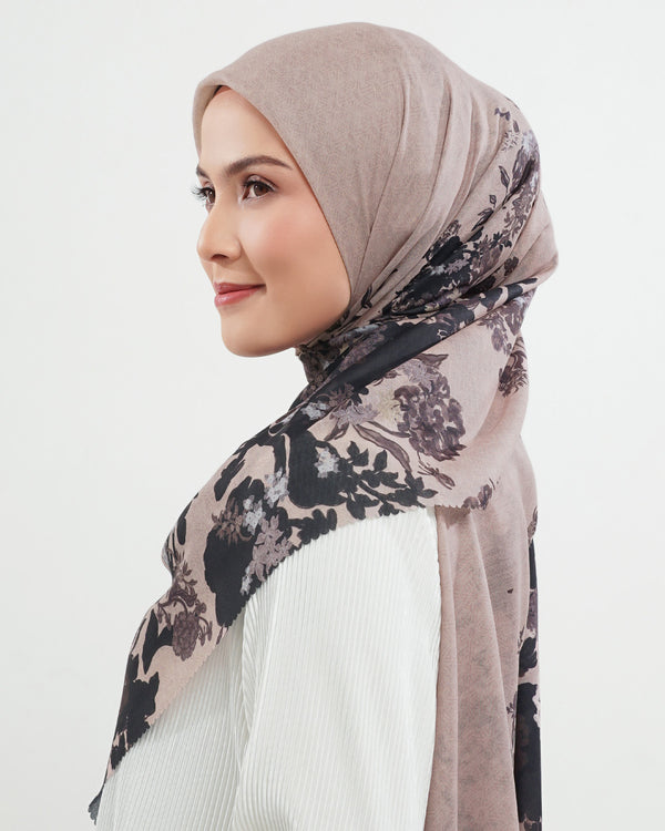 Soleil Scarf Syar'i - Dark Sand