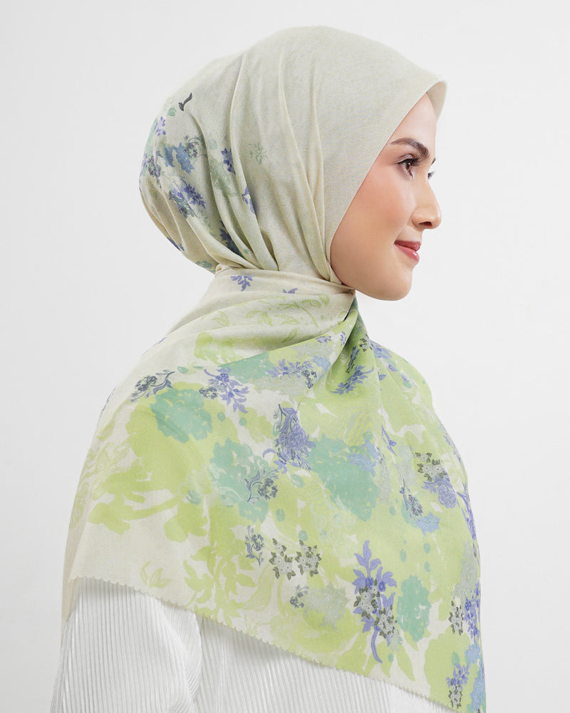 Soleil Scarf Syar'i - Mossgreen