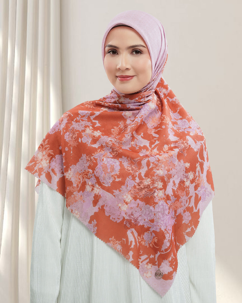 Soleil Scarf Syar'i - Tangerine