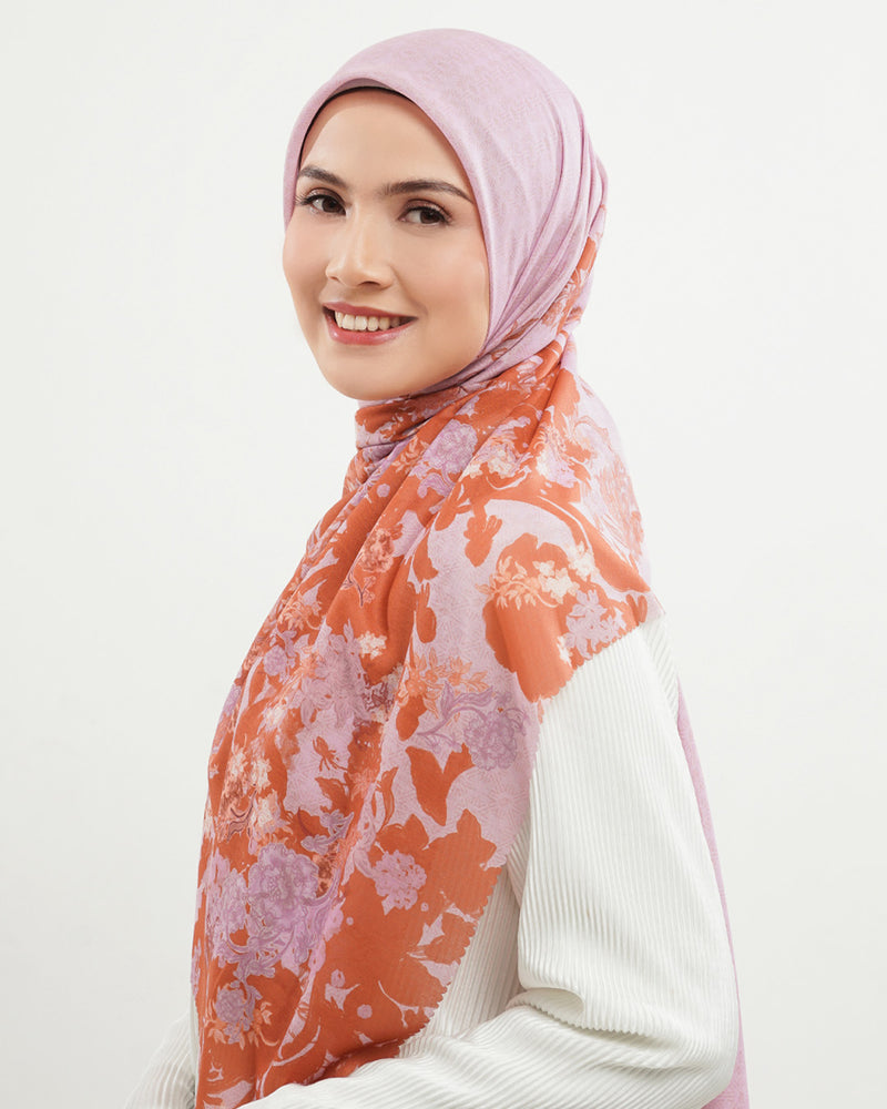 Soleil Scarf Syar'i - Tangerine