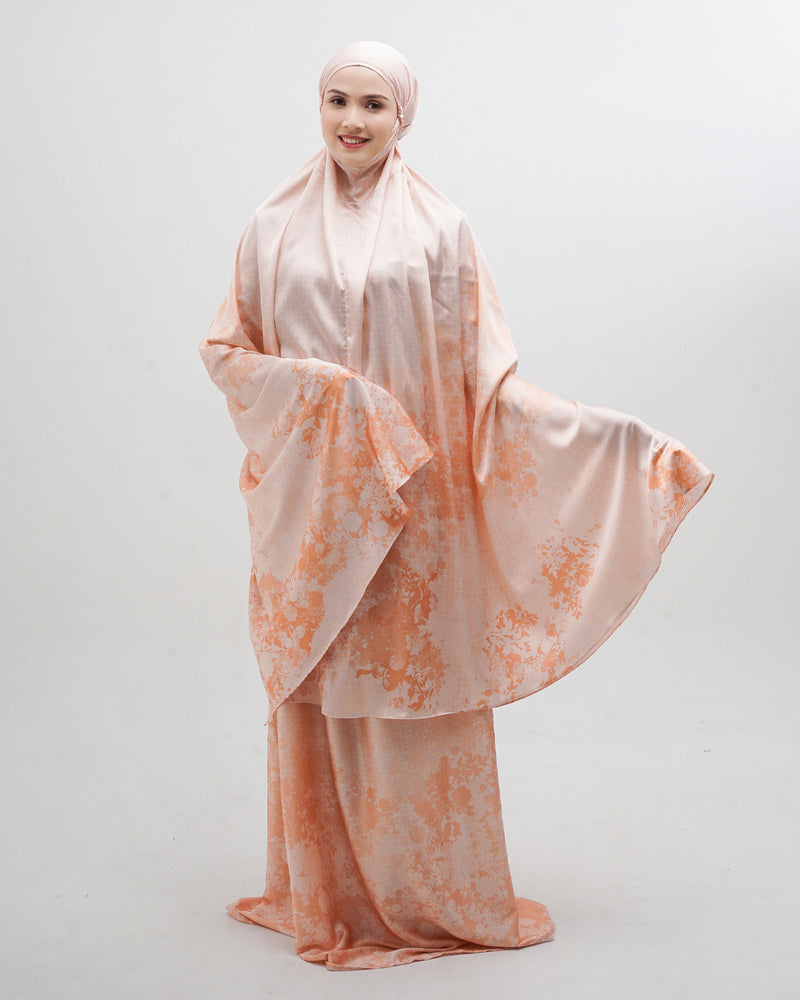 Soleil Prayer Robe - Tangerine