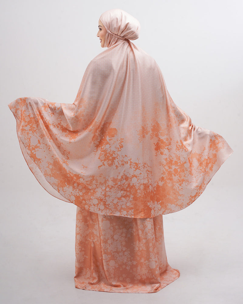 Soleil Prayer Robe - Tangerine