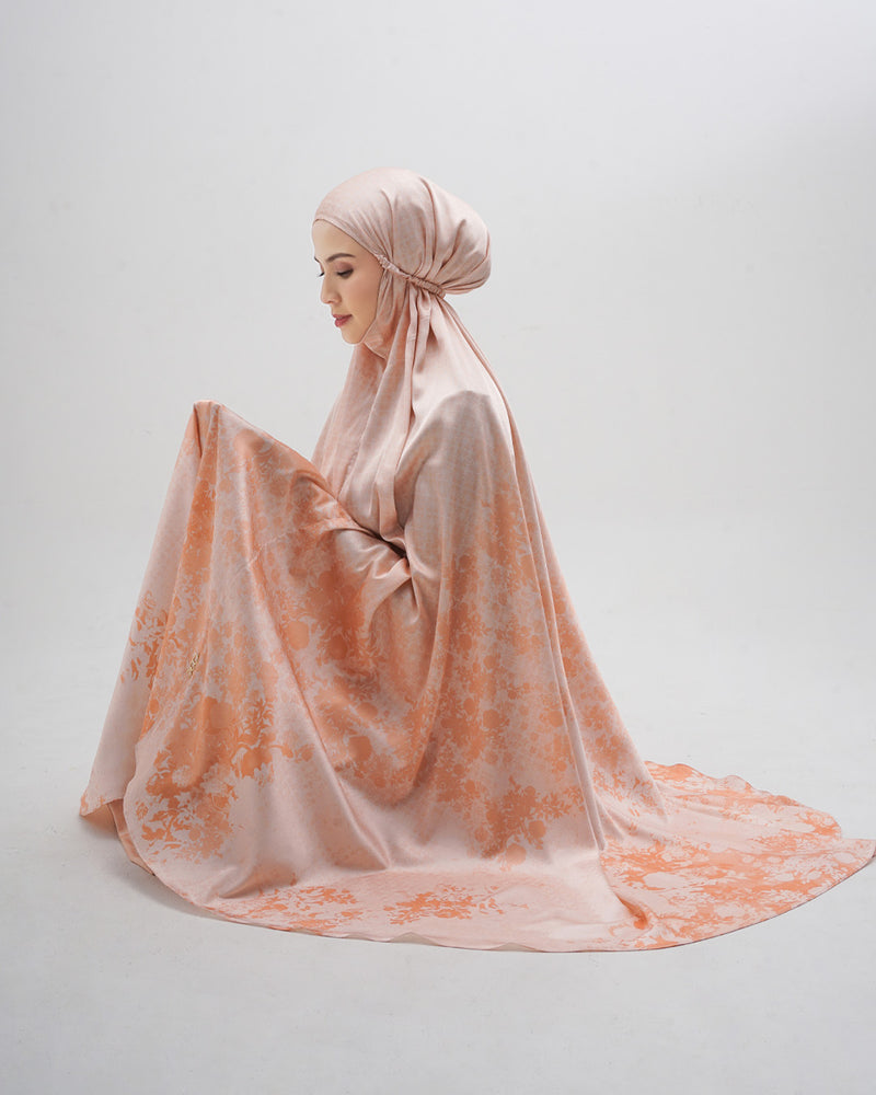 Soleil Prayer Robe - Tangerine