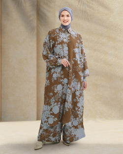 Yasira Tunic Set - Blue Wood