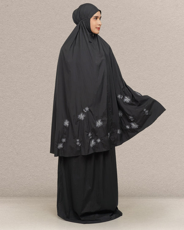 Yumi Travel Prayer Robe - Black