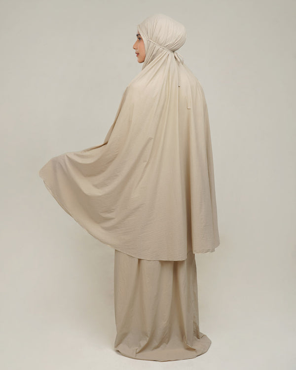 Yumi Travel Prayer Robe - Warm Sand