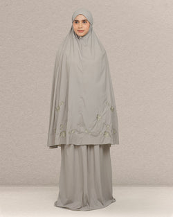 Yumi Travel Prayer Robe - Tracing Gray