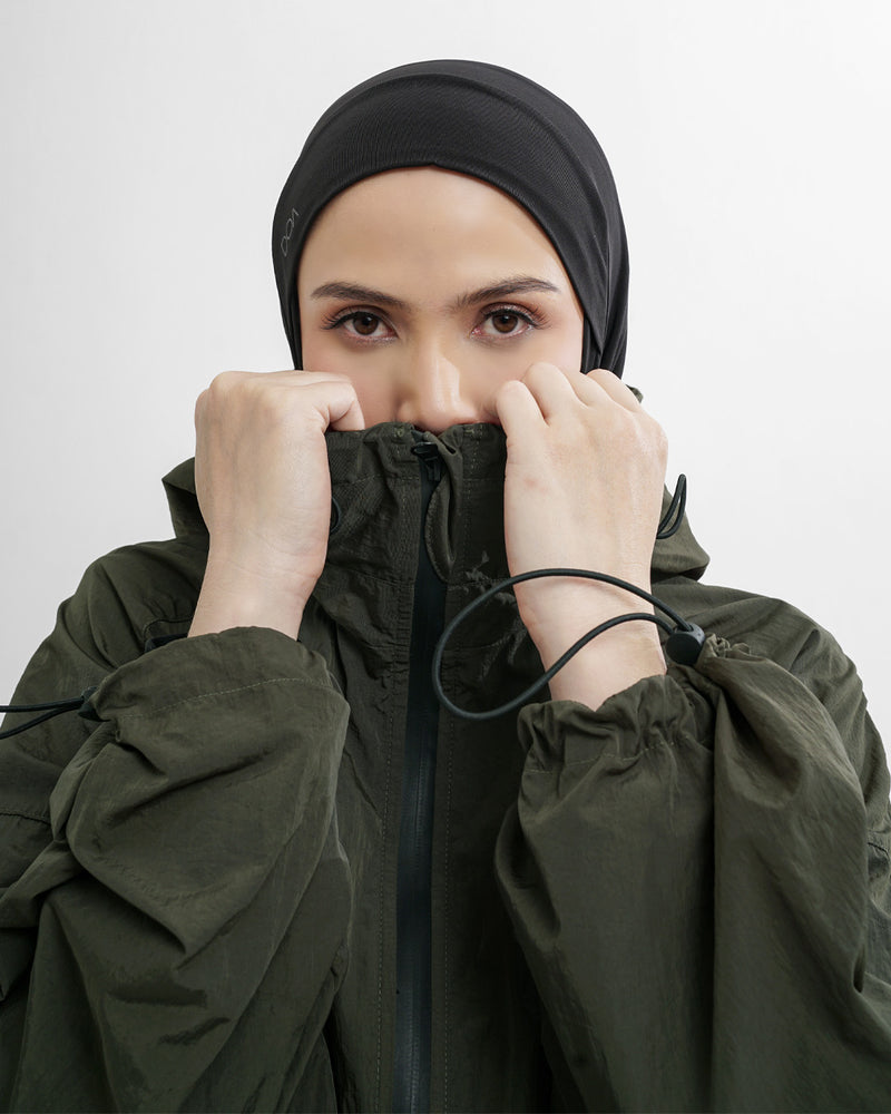 Active Jacket Olive - Free Hijab Sport