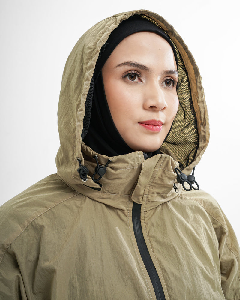 Active Jacket Brown - Free Hijab Sport