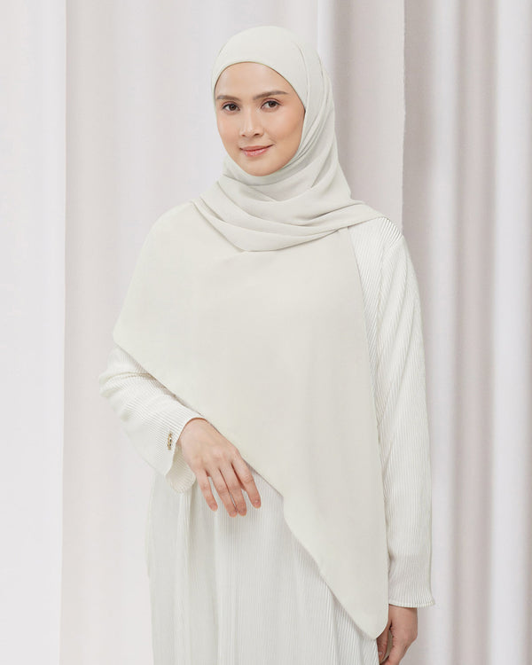 Khalisa Hijab Instant - Broken White