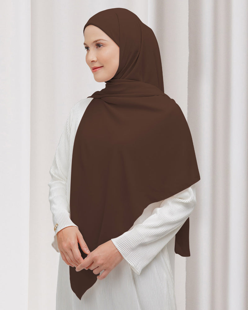 Khalisa Hijab Instant - Chocolate