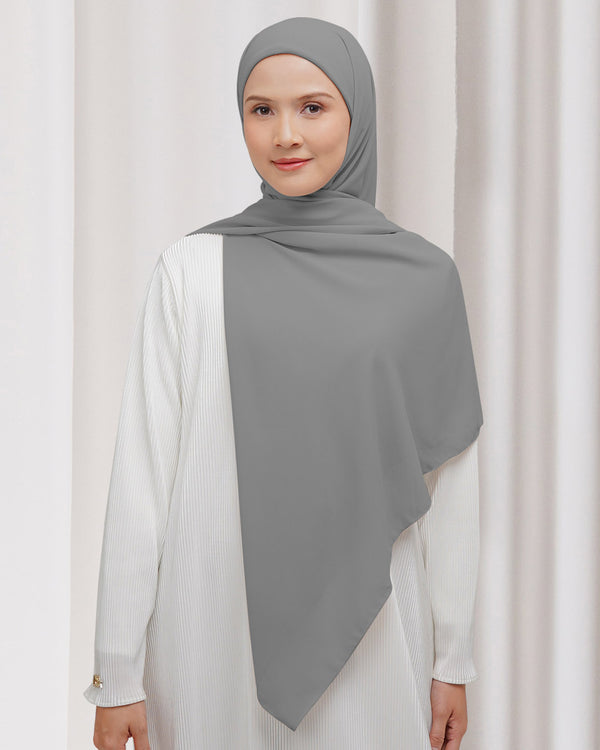 Khalisa Hijab Instant - Dark Grey