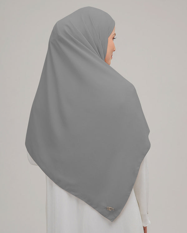 Khalisa Hijab Instant - Dark Grey