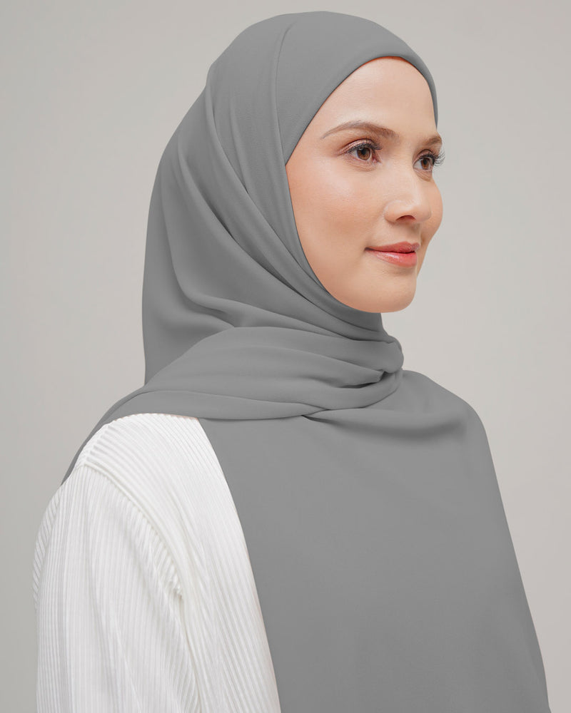 Khalisa Hijab Instant - Dark Grey