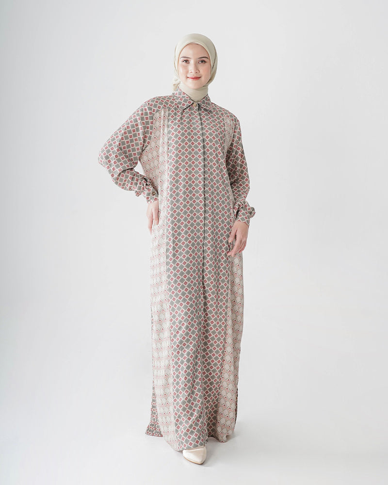 Khansa Dress - Taupe