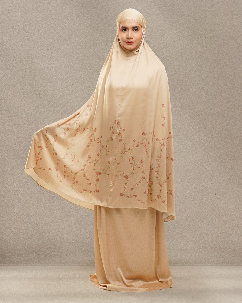 Luna Prayer Robe - Tangerine