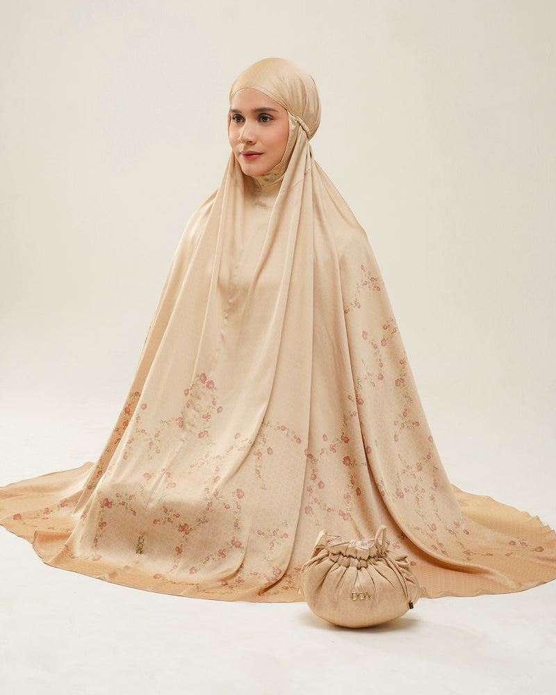 Luna Prayer Robe - Tangerine