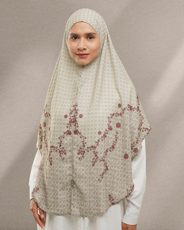 Baiti Luna Khimar Syar'i - Cream