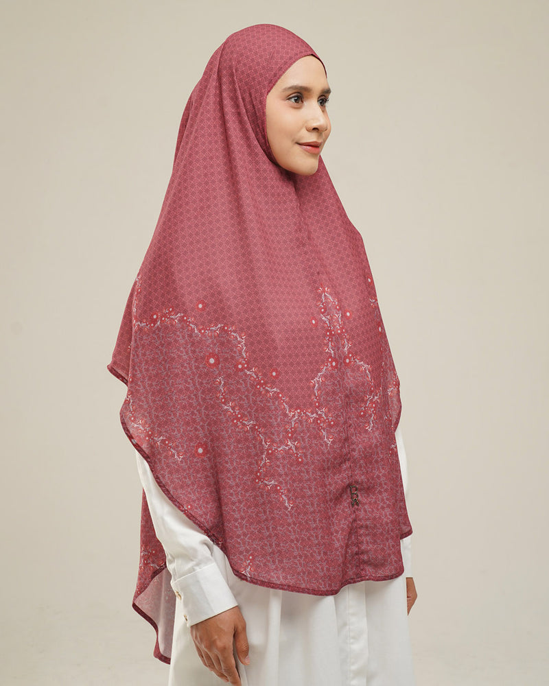 Baiti Luna Khimar Syar'i - Tomato