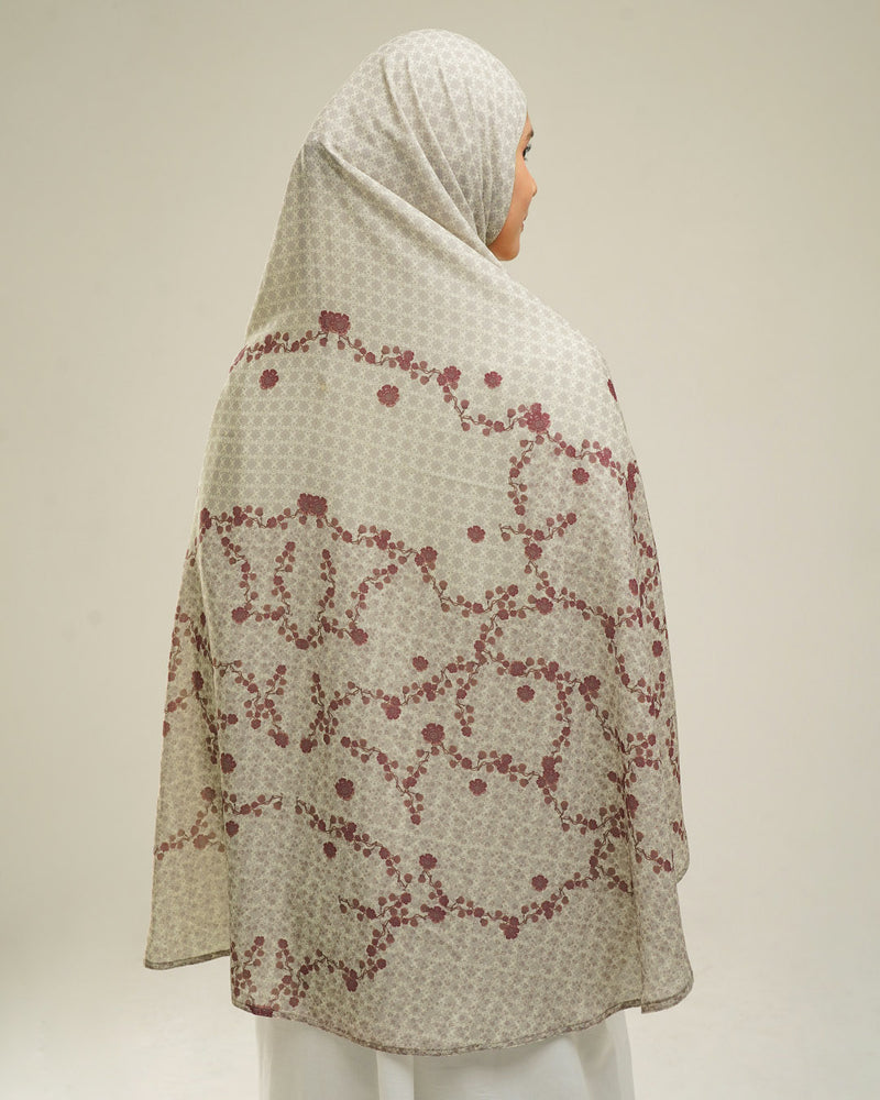 Baiti Luna Khimar Syar'i - Cream