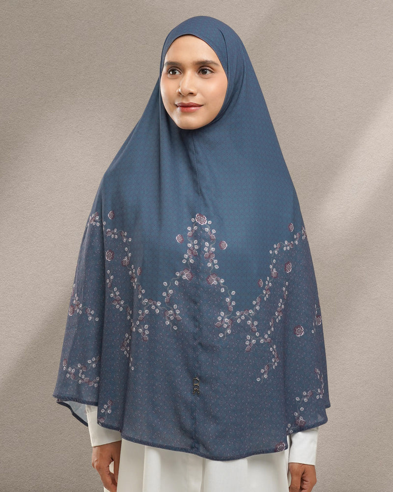 Baiti Luna Khimar Syar'i - Navy