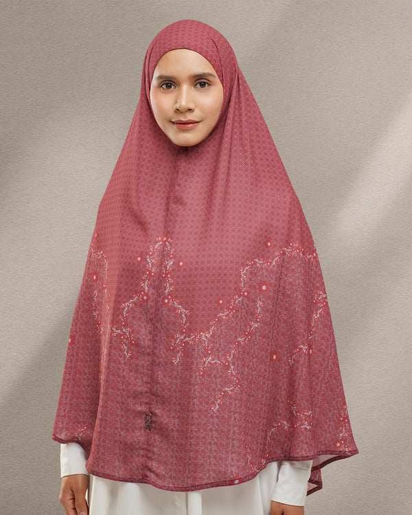 Baiti Luna Khimar Syar'i - Tomato