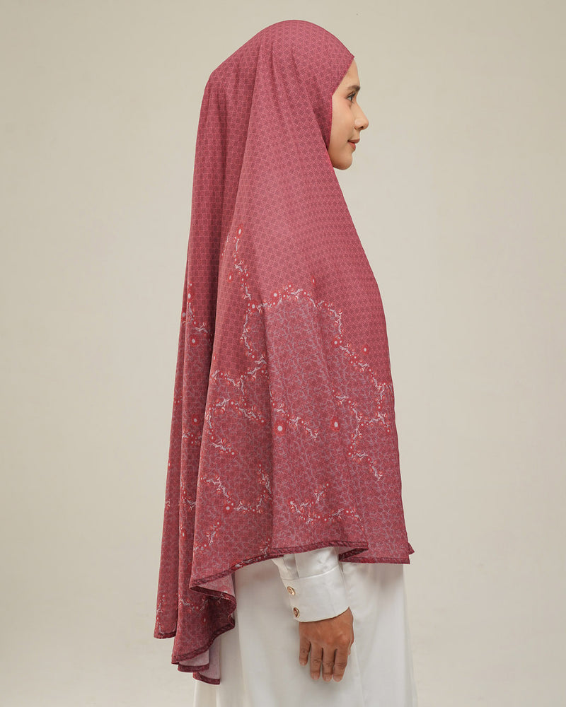 Baiti Luna Khimar Syar'i - Tomato