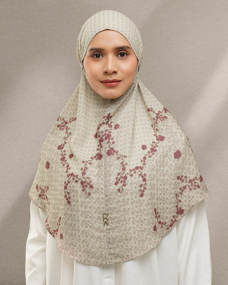 Baiti Luna Khimar - Cream