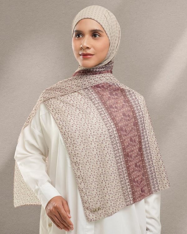 Luna Pashmina Instan - Cream