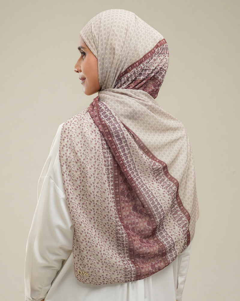 Luna Pashmina Instan - Cream