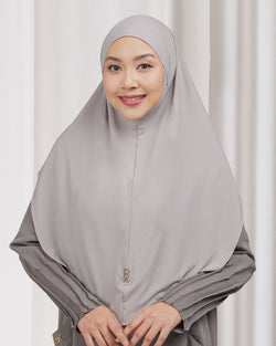 Sherlyta Khimar (Simplicity) - Silver