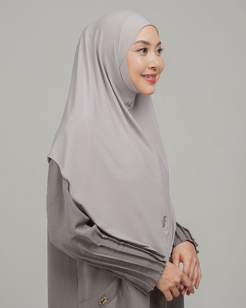 Sherlyta Khimar (Simplicity) - Silver