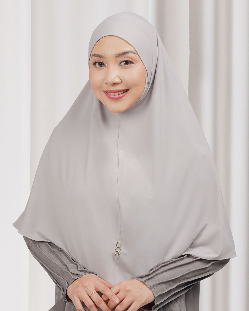 Sherlyta Khimar (Timeless) - Silver