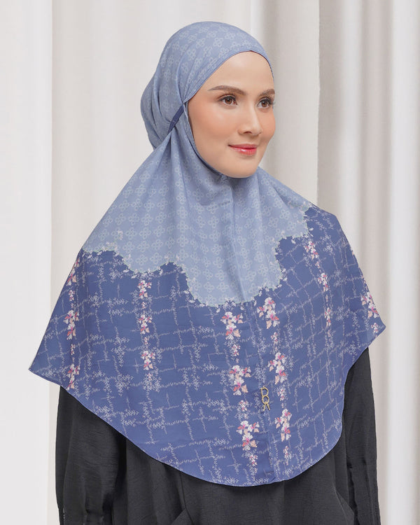 Baiti Silene Khimar ( Simplicity ) - Blue Denim