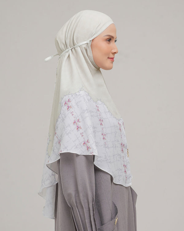 Baiti Silene Khimar ( Simplicity ) - Broken White