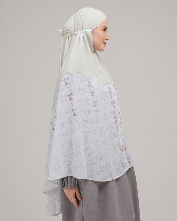 Baiti Silene Khimar Syar'i - Broken White