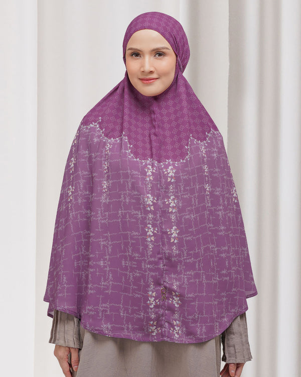 Baiti Silene Khimar Syar'i - Magenta