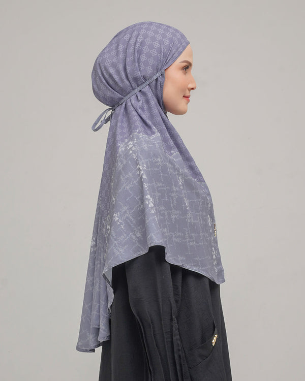 Baiti Silene Khimar ( Timeless ) - Ash Purple