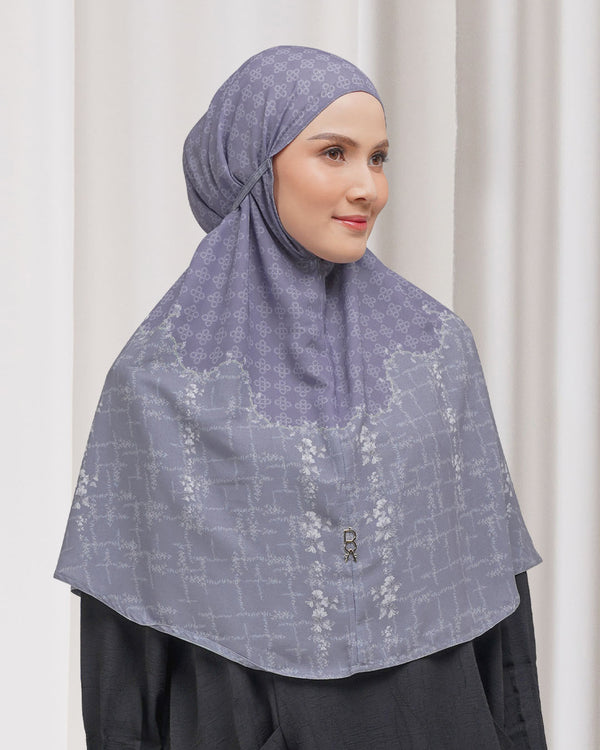 Baiti Silene Khimar ( Timeless ) - Ash Purple