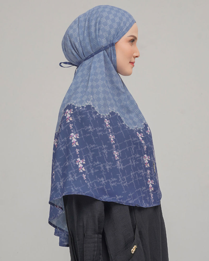 Baiti Silene Khimar ( Timeless ) - Blue Denim