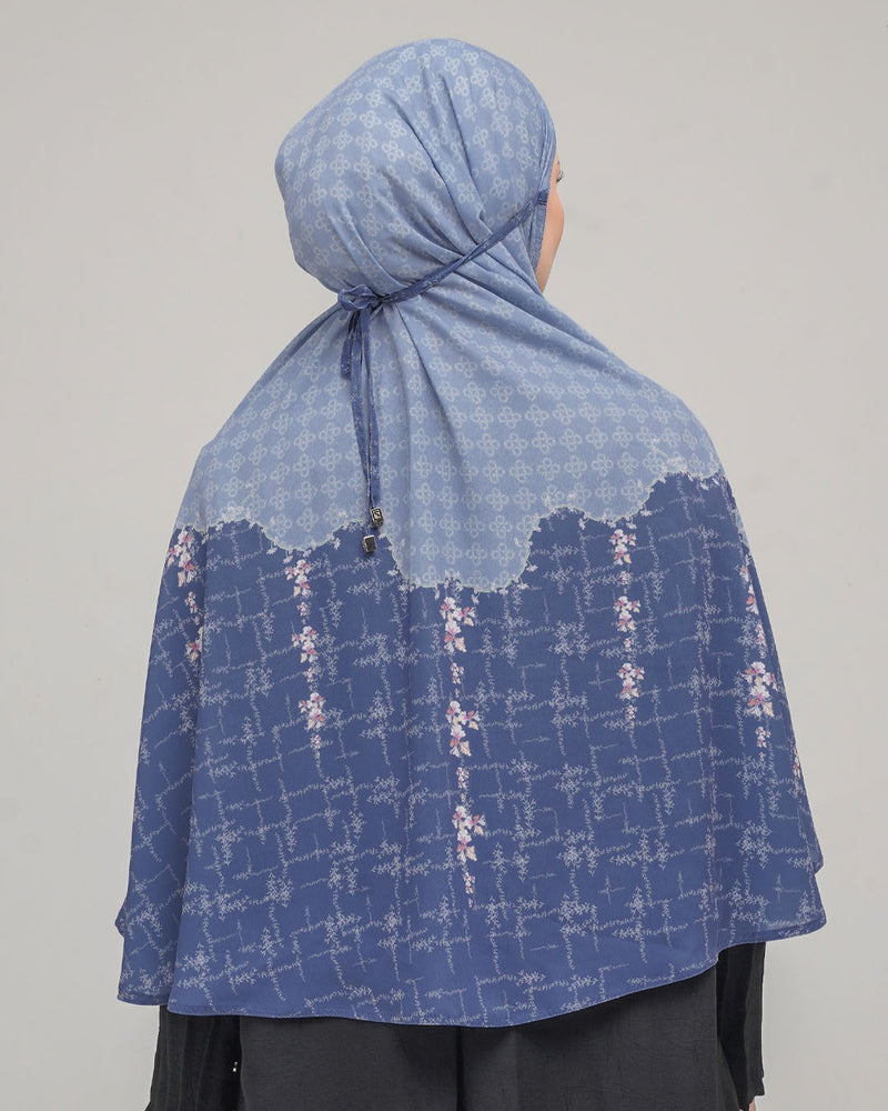 Baiti Silene Khimar ( Timeless ) - Blue Denim