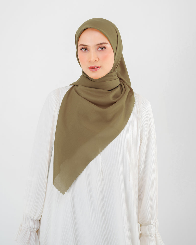 Voal Plain - Olive