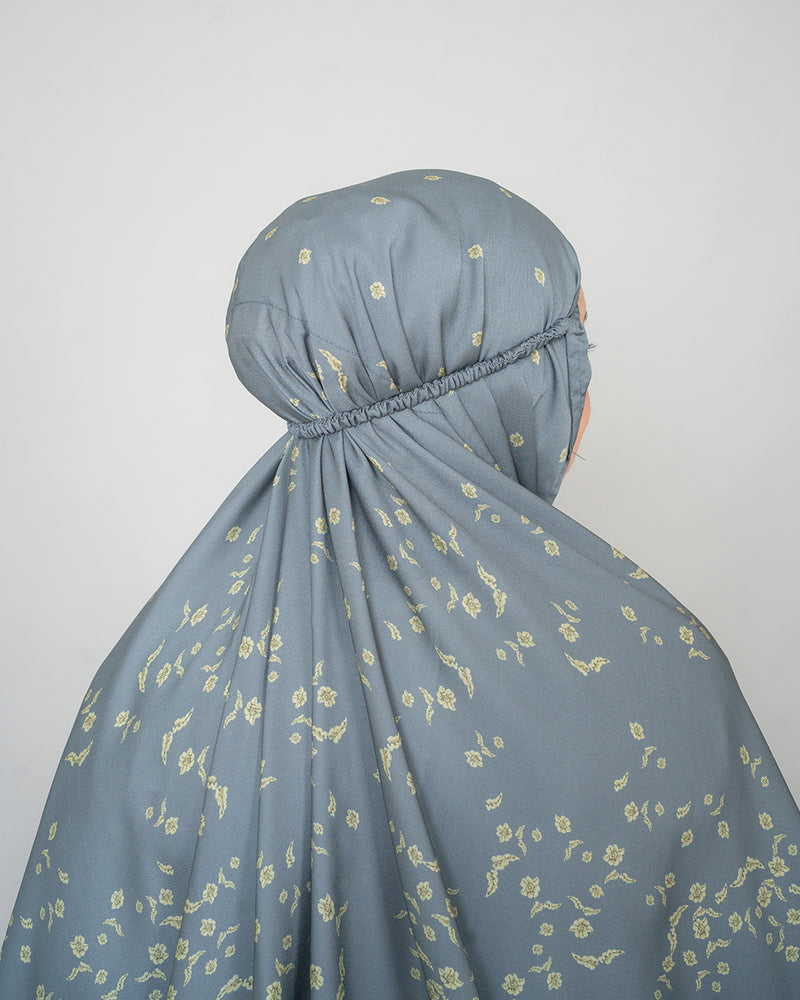 Fayla Prayer Robe - Stone Blue