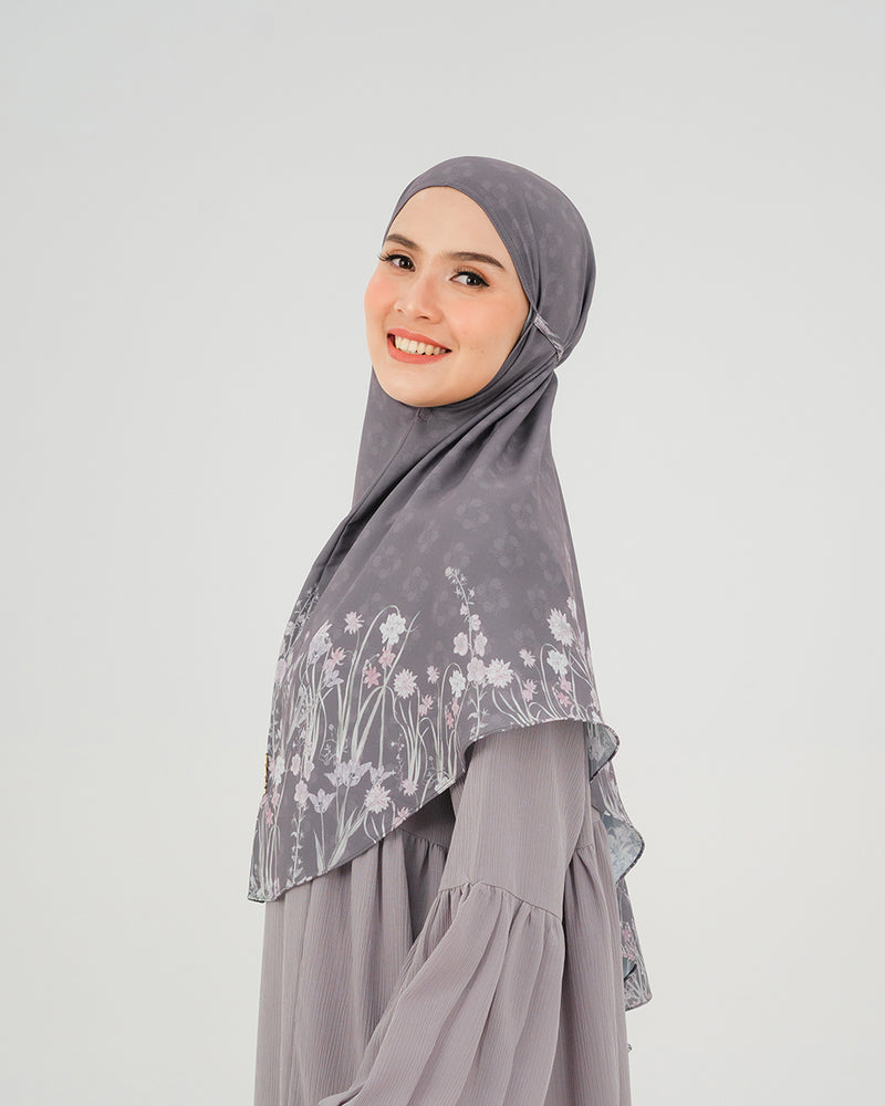 Baiti Nara Khimar - Dark grey