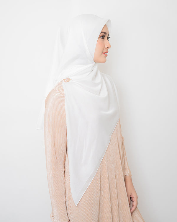 Maiza Scarf Syari - Broken White
