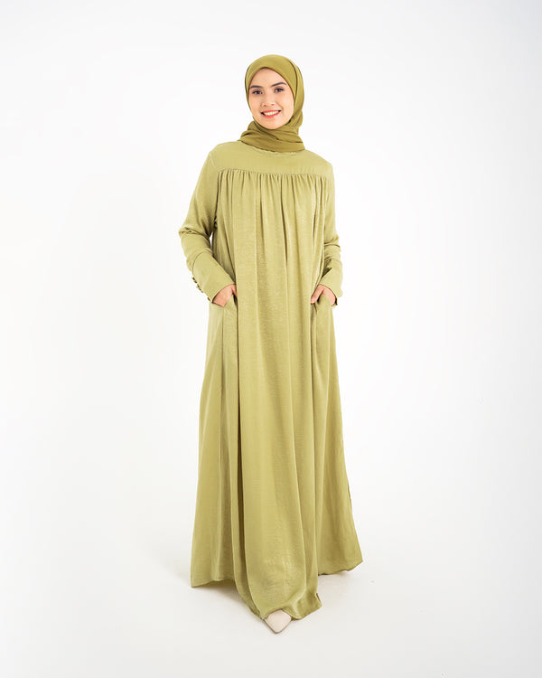 Andale Dress - Lime