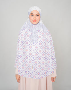 Baiti Fayla Khimar V2 Syar'i - Lily White