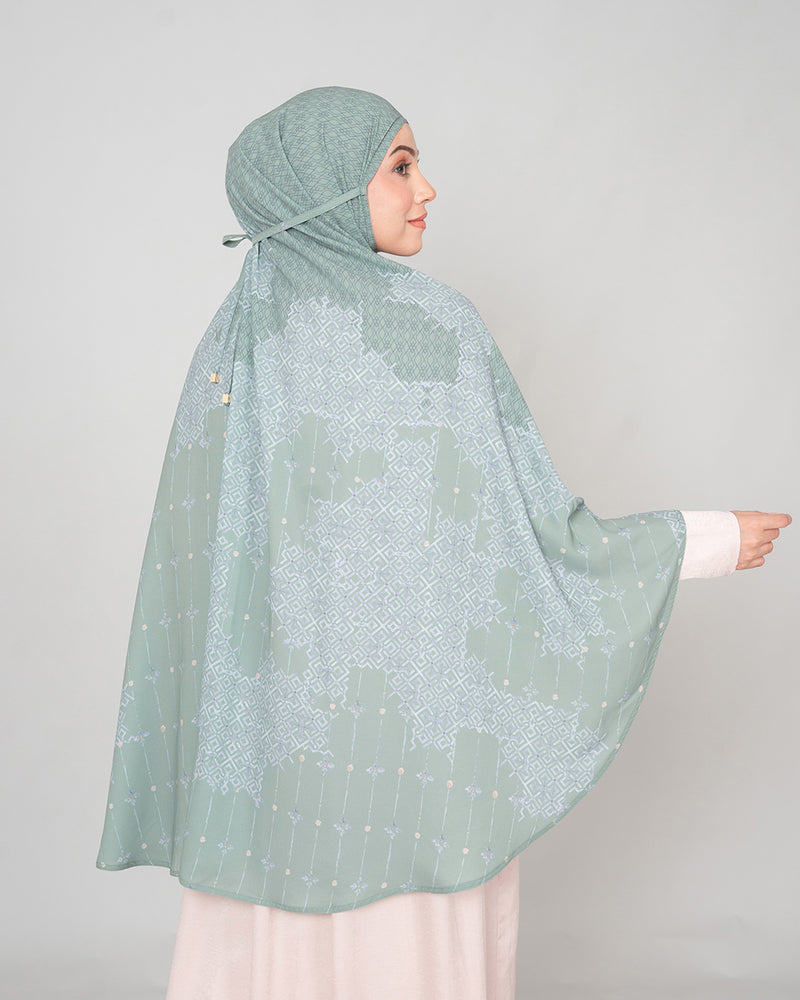 Baiti Fayla Khimar V1 Syar'i - Mineral Green – DOA Official Store